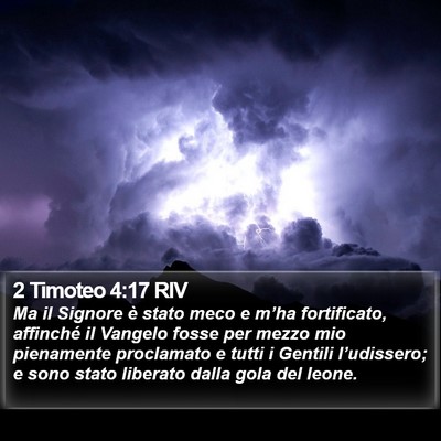 2 Timoteo 4:17 RIV Bible Verse Image