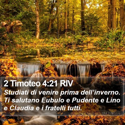 2 Timoteo 4:21 RIV Bible Verse Image