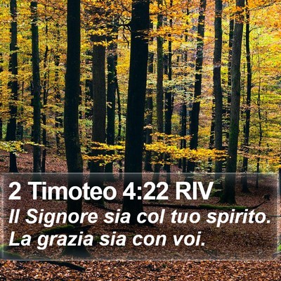 2 Timoteo 4:22 RIV Bible Verse Image