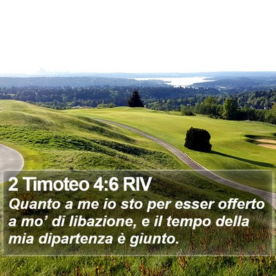 2 Timoteo 4:6 RIV Bible Verse Image