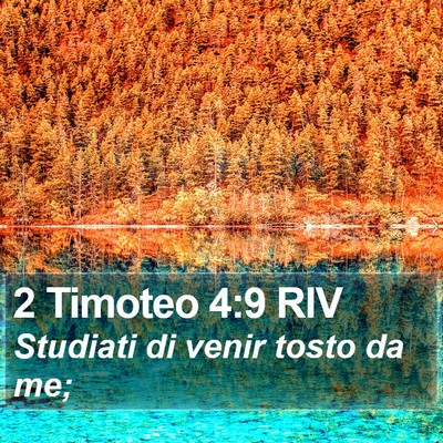 2 Timoteo 4:9 RIV Bible Verse Image