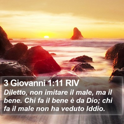 3 Giovanni 1:11 RIV Bible Verse Image