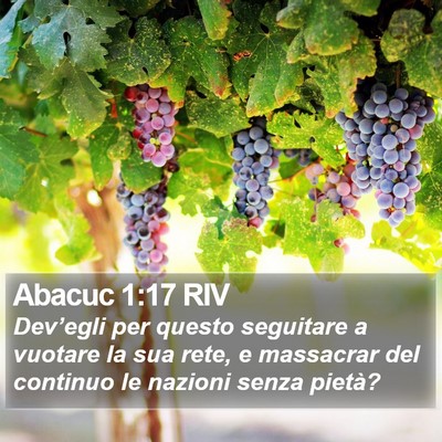 Abacuc 1:17 RIV Bible Verse Image