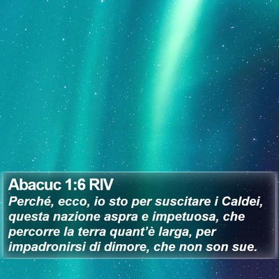Abacuc 1:6 RIV Bible Verse Image