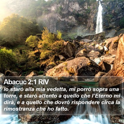 Abacuc 2:1 RIV Bible Verse Image