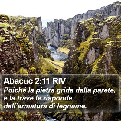 Abacuc 2:11 RIV Bible Verse Image