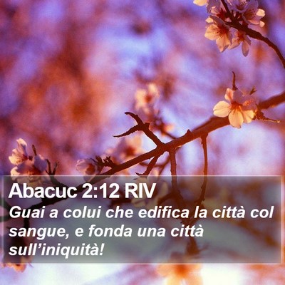 Abacuc 2:12 RIV Bible Verse Image