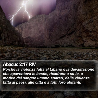 Abacuc 2:17 RIV Bible Verse Image