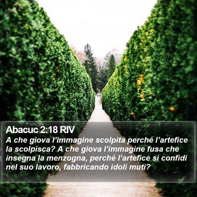 Abacuc 2:18 RIV Bible Verse Image