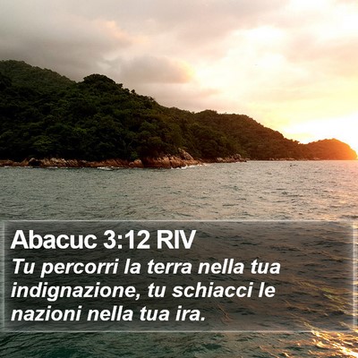 Abacuc 3:12 RIV Bible Verse Image
