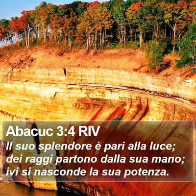 Abacuc 3:4 RIV Bible Verse Image