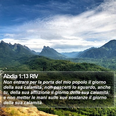 Abdia 1:13 RIV Bible Verse Image