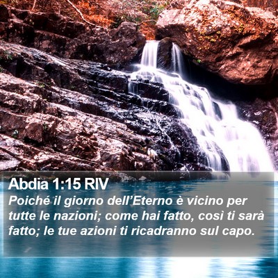 Abdia 1:15 RIV Bible Verse Image