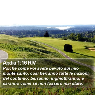 Abdia 1:16 RIV Bible Verse Image