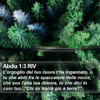 Abdia 1:3 RIV Bible Verse Image