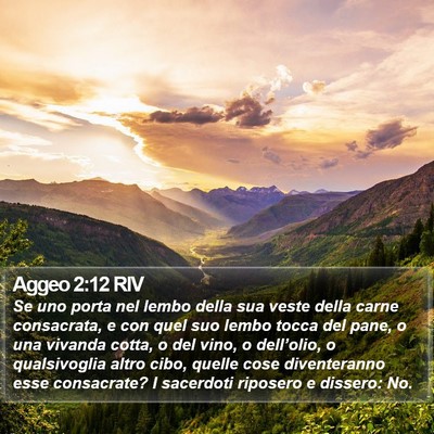 Aggeo 2:12 RIV Bible Verse Image