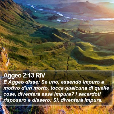 Aggeo 2:13 RIV Bible Verse Image