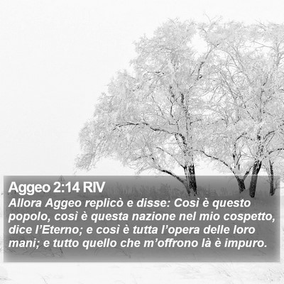 Aggeo 2:14 RIV Bible Verse Image