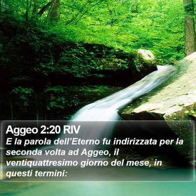 Aggeo 2:20 RIV Bible Verse Image