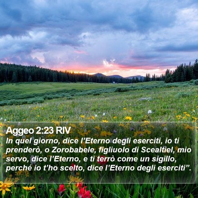Aggeo 2:23 RIV Bible Verse Image