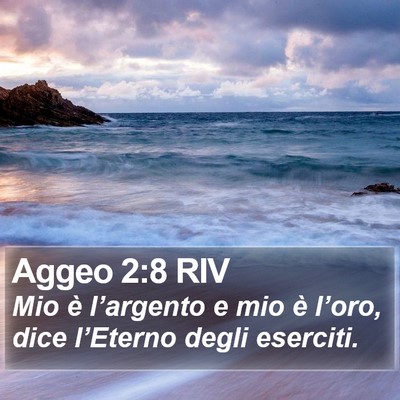 Aggeo 2:8 RIV Bible Verse Image