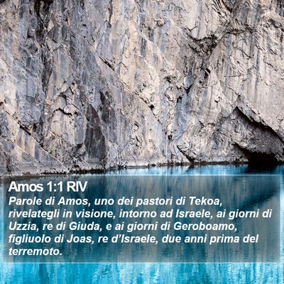 Amos 1:1 RIV Bible Verse Image