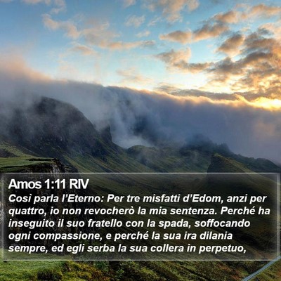 Amos 1:11 RIV Bible Verse Image
