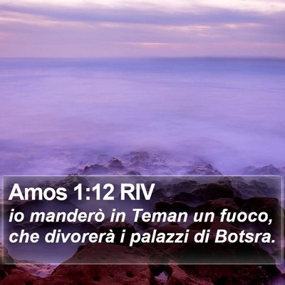 Amos 1:12 RIV Bible Verse Image