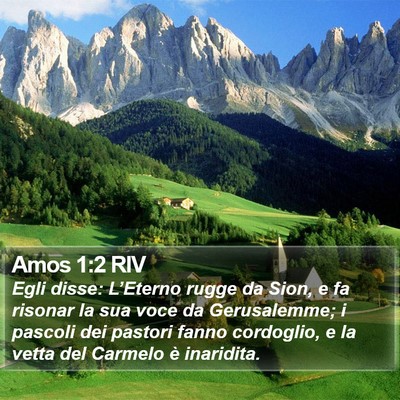 Amos 1:2 RIV Bible Verse Image
