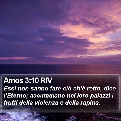 Amos 3:10 RIV Bible Verse Image