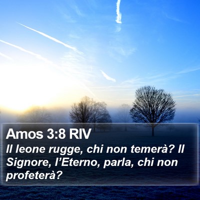 Amos 3:8 RIV Bible Verse Image