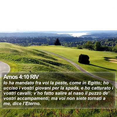 Amos 4:10 RIV Bible Verse Image
