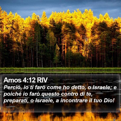 Amos 4:12 RIV Bible Verse Image