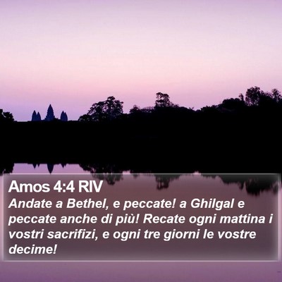 Amos 4:4 RIV Bible Verse Image