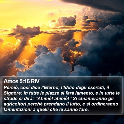 Amos 5:16 RIV Bible Verse Image