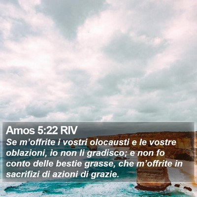 Amos 5:22 RIV Bible Verse Image