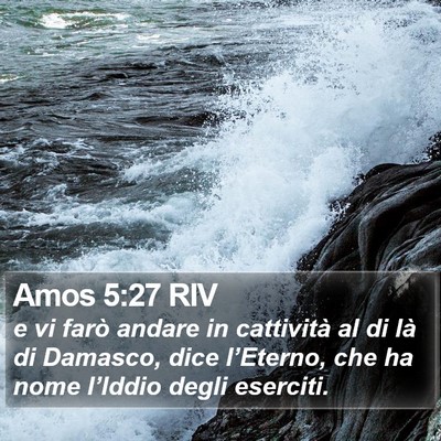 Amos 5:27 RIV Bible Verse Image