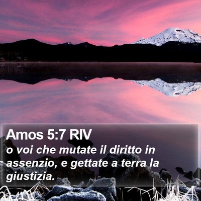 Amos 5:7 RIV Bible Verse Image