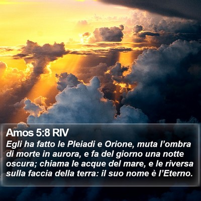 Amos 5:8 RIV Bible Verse Image