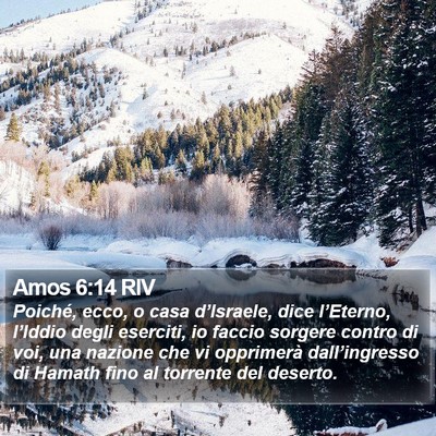 Amos 6:14 RIV Bible Verse Image