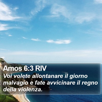 Amos 6:3 RIV Bible Verse Image