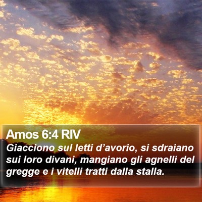 Amos 6:4 RIV Bible Verse Image