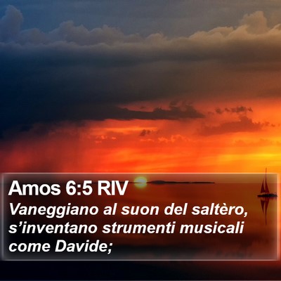 Amos 6:5 RIV Bible Verse Image
