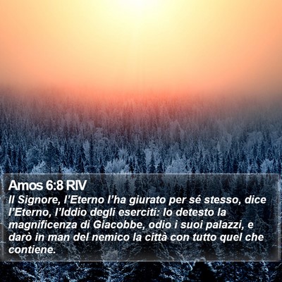 Amos 6:8 RIV Bible Verse Image