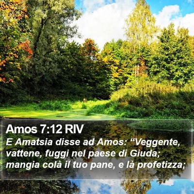 Amos 7:12 RIV Bible Verse Image