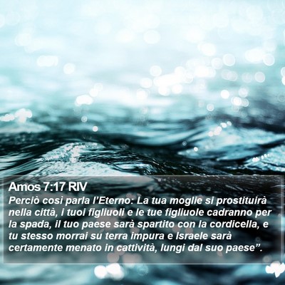 Amos 7:17 RIV Bible Verse Image