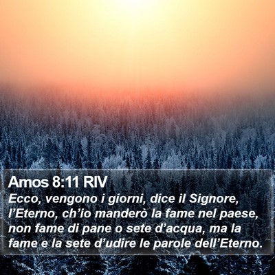 Amos 8:11 RIV Bible Verse Image