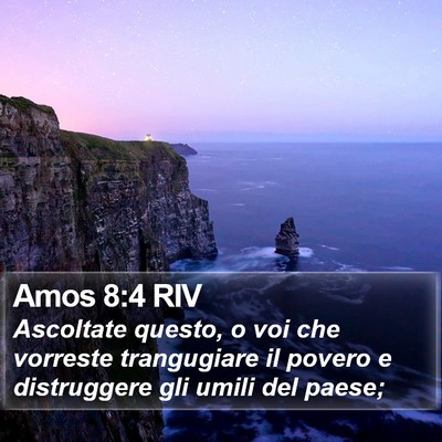 Amos 8:4 RIV Bible Verse Image