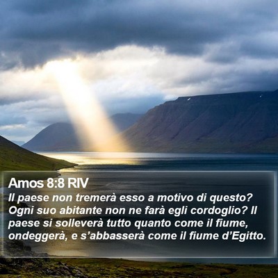 Amos 8:8 RIV Bible Verse Image