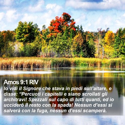 Amos 9:1 RIV Bible Verse Image